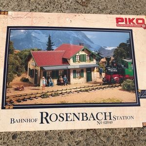 Rosenbach Station G scale model
